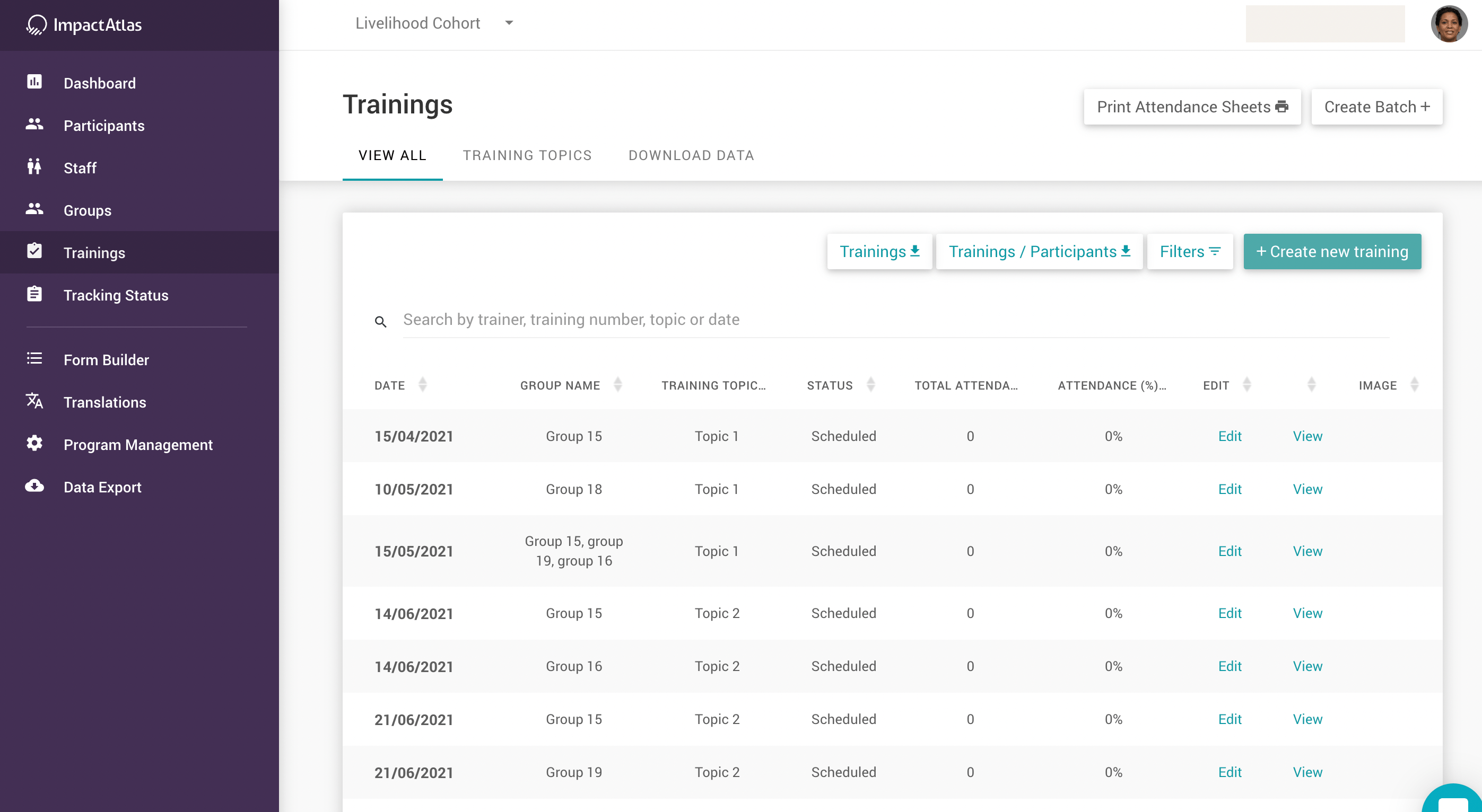 Adding Time Widget To Trainings - High Resolution Minimal Illustrations for Desktop